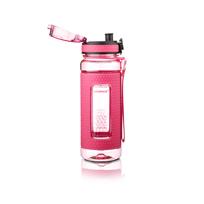 Бутылка для воды Uzspace 700 мл розовая